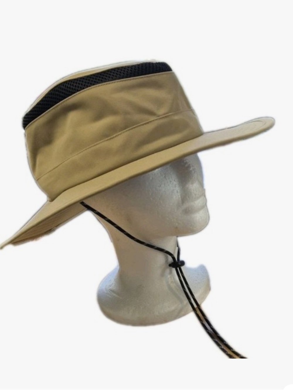 NWT! Ozark Trail Unisex Outdoor Floatable Adjustable S/M Explorer Tan Sun Hat - Picture 6 of 11